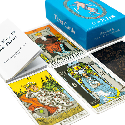Buy 57x87mm Paper PVC Printable Tarot Cards Spot UV Finshing online manufacture