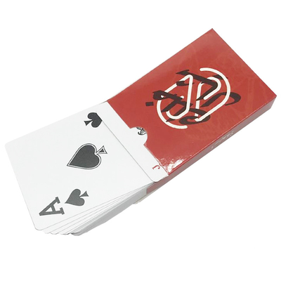 Buy Glossy Waterproof Plastic Playing Cards Full color Custom logo online manufacture