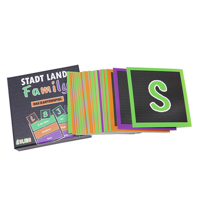 Buy Customized Logo Math Revision Card Game Printing Manufacturing Early Learning Flash Card Set For Kid With Box online manufacture