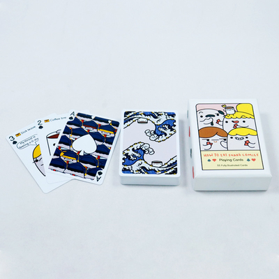 Buy 100% PVC Playing Cards Waterproof Custom Kids Design And Pattern Durable Deck online manufacture