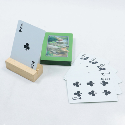 Buy 3D Visual Effect Animal Playing Poker Cards Custom Logo Deck Of Playing Cards Plastic Pvc online manufacture