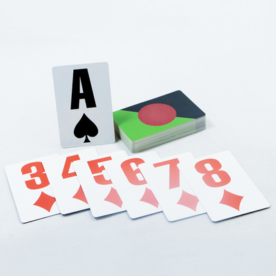 Buy Large Print Font Custom Playing Cards For Elderly Cmyk Playing Cards Logo online manufacture