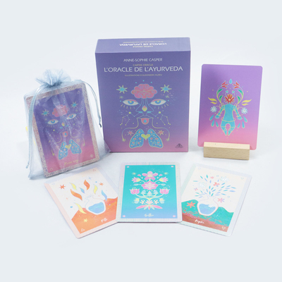 Buy Custom Printed Girlish Lovely Oracle Tarot Cards With Bag Printing French Romantic Tarot Cards online manufacture