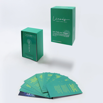Buy Printing Positive Affirmation Custom Card Game For Women Design Card Game Manufacturers In French With Box online manufacture