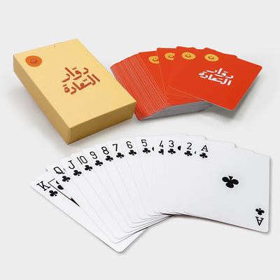 Buy Wholesale Custom Full Color Printing PVC Poker Flash Card Game Plastic Design Your Logo Playing Cards online manufacture