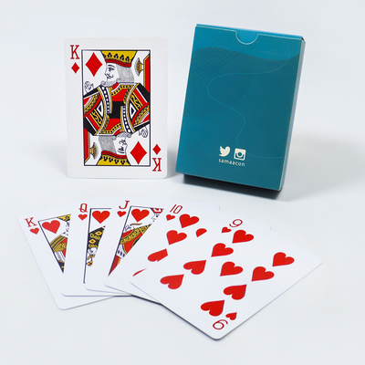 Buy Custom Design Waterproof Casino Plastic 52 Deck Playing Poker Card With Logo Printing online manufacture