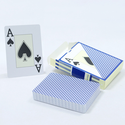 Buy Normal Size Plastic Playing Cards For Big Character Poker Custom Print And Waterproof online manufacture