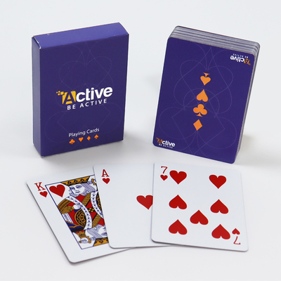 Buy Custom Printing Fiches Poker Jeton Accessories Playing Cards For Waterproof Game online manufacture