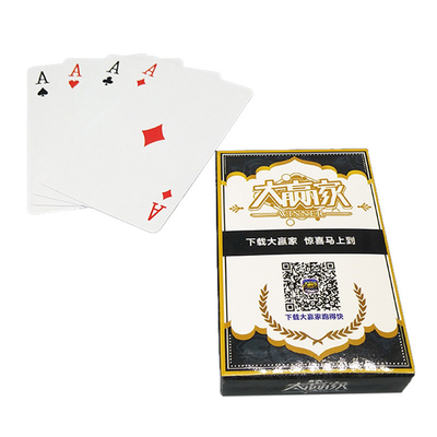 Buy Custom Logo Royal Plastic Playing Cards With Customized Surface Finishing And Printing online manufacture