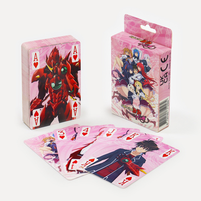 Buy Custom Paper Playing Card Game Printing Size Classics Cartoon Deck With Varnishing online manufacture