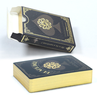 Buy Personalized Custom Gold Foil Luxury Playing Cards For Game Play Poker Set Item Cards online manufacture