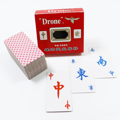 Buy Customized Lamination Surface Majong Tetle Paper Cards For Adult Case Playing Game online manufacture