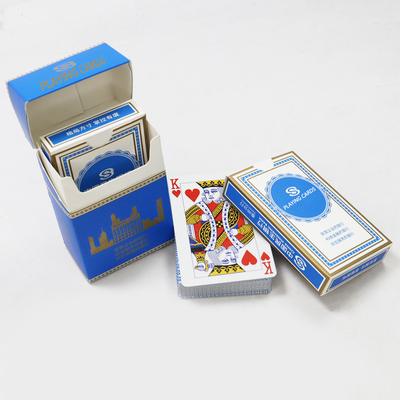 Buy Customize Card Game Varnished Private Label Two Decks Playing Cards With Box online manufacture