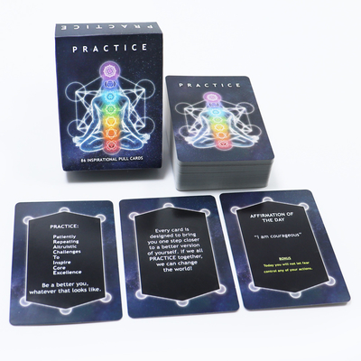 Buy 63x88mm Normal Customized Print Positive Adult Spirit Affirmation Cards For All Ages online manufacture