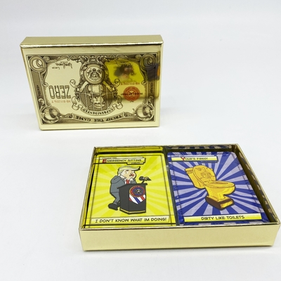 Buy Custom Printed Multiplayer Dollar Solitaire Card Game With Popular Crazy Fun Designs online manufacture