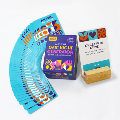 Buy CMYK Color Printing Customized Fun Mix It Up Date Night Cards Game For Men And Women online manufacture