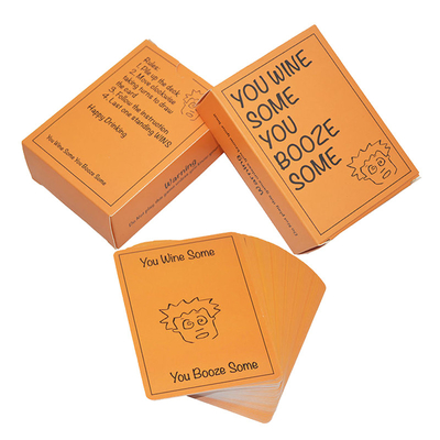 Buy Double Box Set Custom Design Party Drinking Entertainment Playing Game Cards For Adults online manufacture