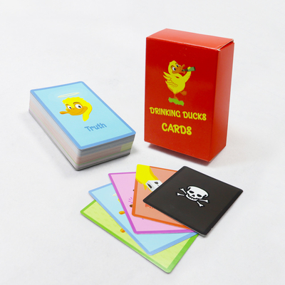 Buy Custom Game Cards Customize Design Printing For Duck Drinking Party Funny Paper Game online manufacture