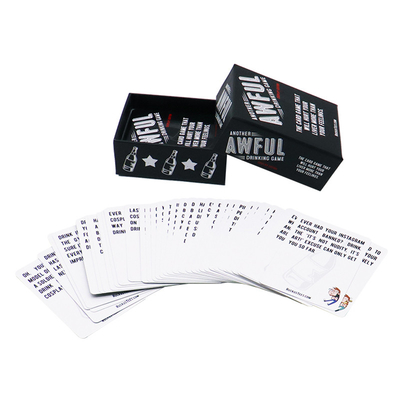 Buy CMYK / Pantone Color Printing Customized Design Adult Casual Activity Drinking Card Game online manufacture