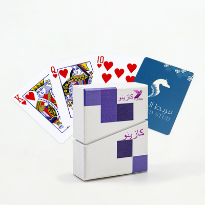 Buy Custom Fashion Recreation Game Playing Cards Printed Waterproof Durable With CMYK Plastic online manufacture