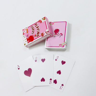 Buy Manufacture Custom Designs Women Pink Playing Cards For Couple Personalized Game online manufacture