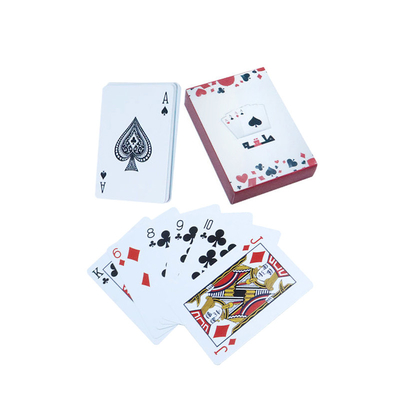 Buy Custom Printing Twin Packs Washable Poker 100% All Plastic Playing Cards PVC Waterproof online manufacture