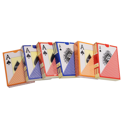 Buy Plastic Playing Cards With Your Logo Printed Classical Design 63x88mm Or Customized online manufacture