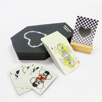 Buy Party Game Playing Cards With Glossy Varnishing On 280gsm Blue Core Paper And Custom Logo online manufacture