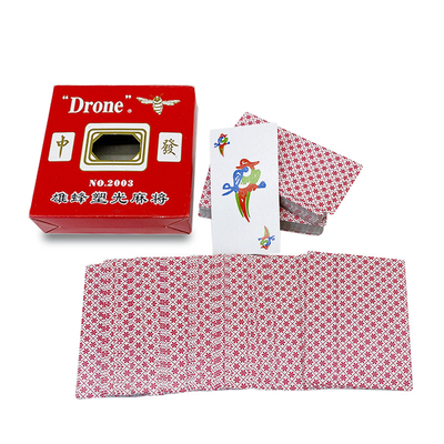 Buy Double Box Set Hand Paper Mahjong Card Classic Edition Game Playing Cards For Family Party online manufacture
