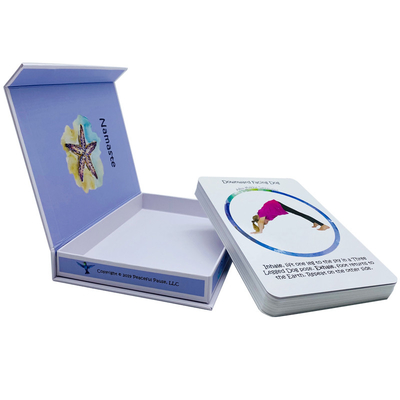 Buy Custom Design Yoga Pose Cards For Family Game Paper Material And Educational Learning online manufacture