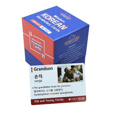 Buy Educational Toys Customized Logo OEM Learning Card Printing For Kids Children online manufacture