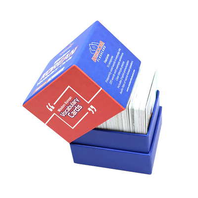 Buy Lamination Surface Finishing And Custom Design For Personalized Korean Learning Cards online manufacture