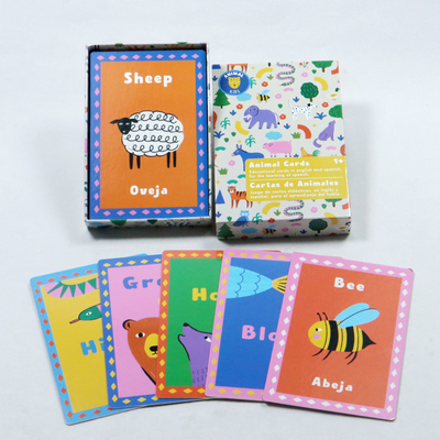 Buy Custom Full Color Printing Services For Educational Flash Cards Eco-Friendly Materials online manufacture