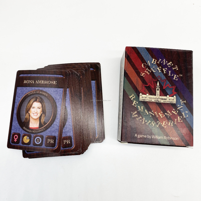 Buy Custom Eco-Friendly American Style Character Voting Strategy Fun Card Game Printing online manufacture