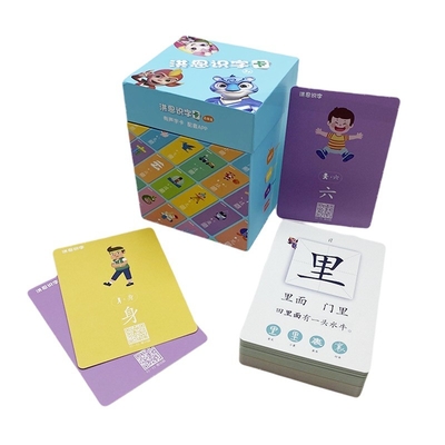 Buy UV Finished Pocket Vocabulary Flash Card Custom Logo Accepted Interactive Education online manufacture