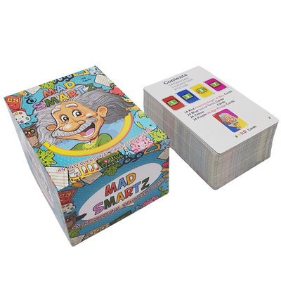 Buy Customized Family Educational Conversation Card Game Lamination Surface Finishing online manufacture