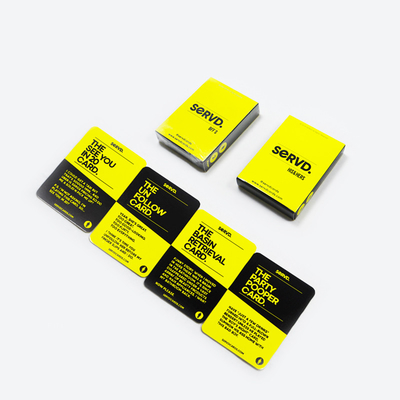 Buy Customized Normal Paper Drinking Game Cards With Box For Printing Service And Couple online manufacture