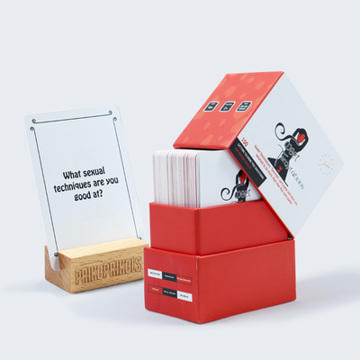 Buy Custom Size CMYK Color Printing Sweet Couple Date Question Game Cards With Pandora Design online manufacture