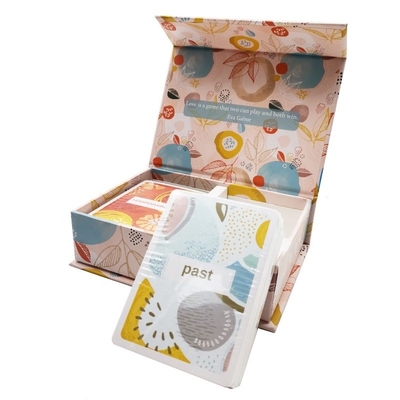 Buy Customized PMS Colors Love Double Couple Game Cards With Magnetic Box online manufacture