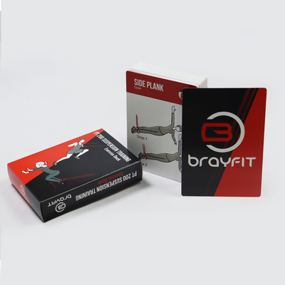 Buy Custom Education Sport Game Cards Exercise With Box For Adult Customized Family Fitness online manufacture