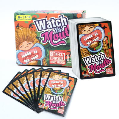 Buy Paper Normal Watch Ya Mouth Board Game OEM Playing Cards Flash Cards Normal online manufacture