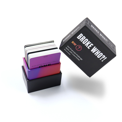 Buy Printed Adult Party Drinking Question Challenge Card Game For Custom Financial Debt online manufacture