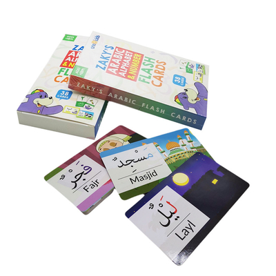 Buy Eco-friendly Flash Cards Custom Practice Cards For Children's Arabic Education online manufacture