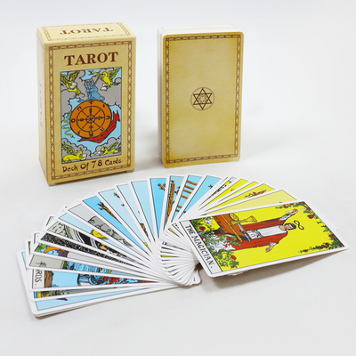 Buy Custom Tarot Cards Deck Set With Guide Book Normal Surface Finishing Customized online manufacture
