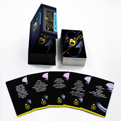 Buy Night Drunk Couple Game Cards Custom Printed Conversation Cards Starters Fun Standard Game Card online manufacture