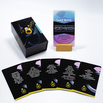 Buy Manufacture Full Colors Own Design Initial Conversation Game Cards Custom Printed Night Party Drinking Cards Games For Couples online manufacture