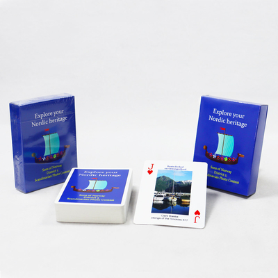 Buy Education Paper Poker Cards Explore Nordic Heritage With Customized Corporate Culture Advertising And Paper Printing online manufacture