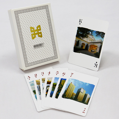 Buy Eco-friendly Black Core Paper Advertising Playing Poker Cards Manufacture With Drawer Box And Foil Gold Design online manufacture