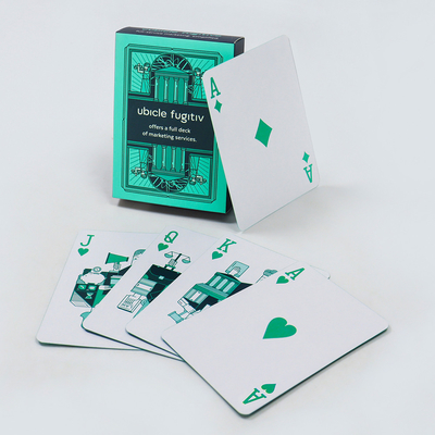 Buy Custom Green Gold Foil Advertising Playing Cards Luxury Collection  Within Very Cool Green Playing Cards online manufacture