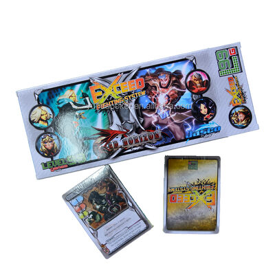 Buy Custom design accepted paper trading cards deck printing holographic game card battle character game online manufacture
